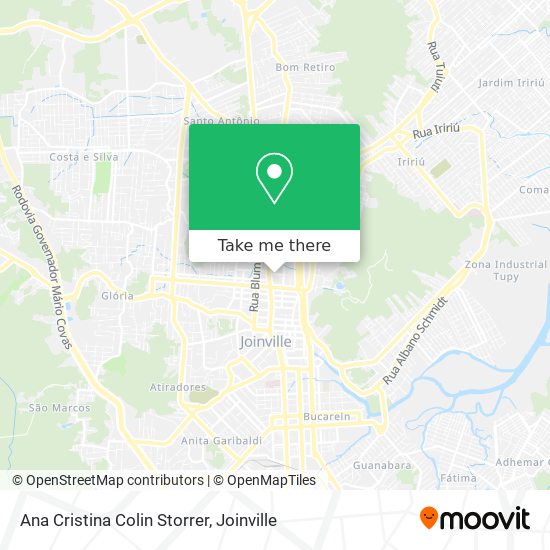 Ana Cristina Colin Storrer map