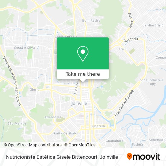 Nutricionista Estética Gisele Bittencourt map