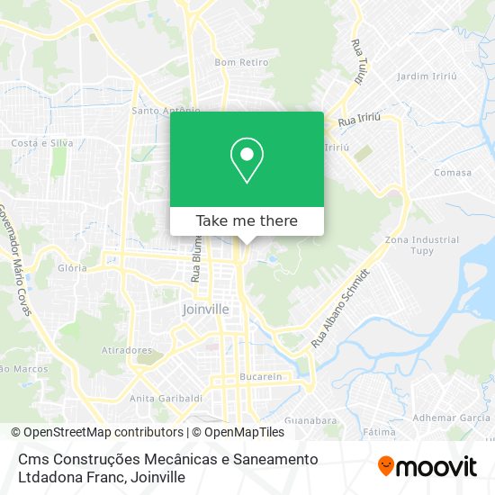 Cms Construções Mecânicas e Saneamento Ltdadona Franc map