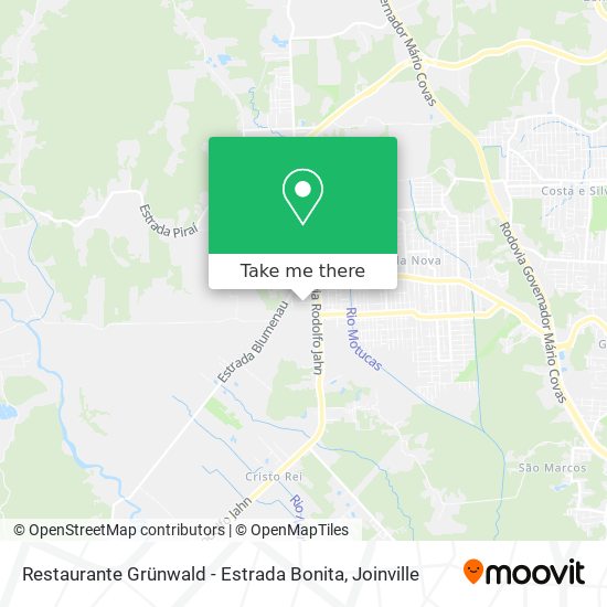 Restaurante Grünwald - Estrada Bonita map