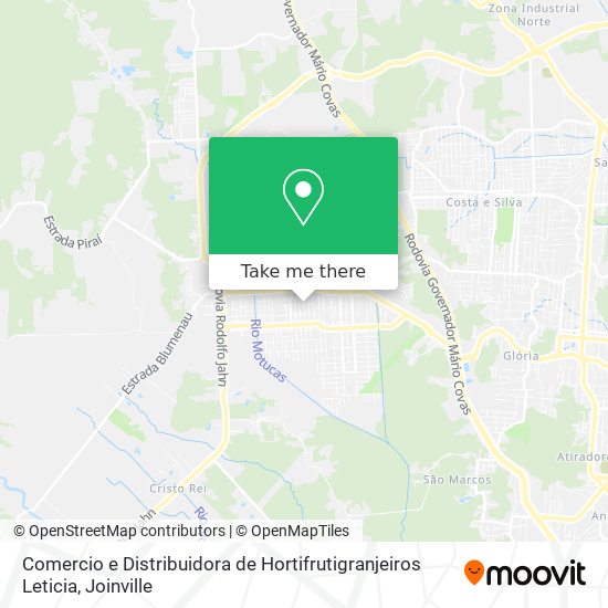 Comercio e Distribuidora de Hortifrutigranjeiros Leticia map