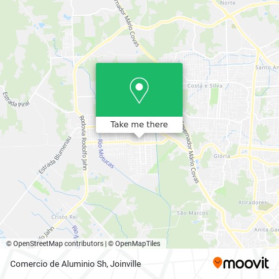 Comercio de Aluminio Sh map