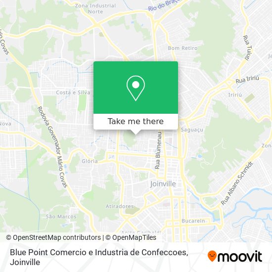 Blue Point Comercio e Industria de Confeccoes map
