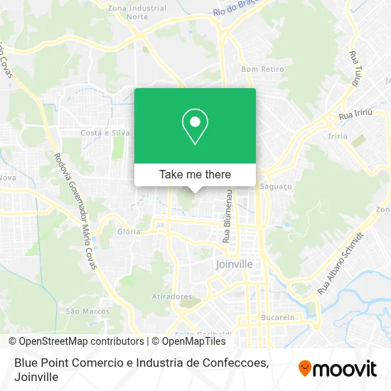 Blue Point Comercio e Industria de Confeccoes map