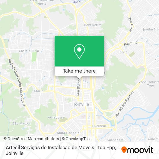 Artesil Serviços de Instalacao de Moveis Ltda Epp map