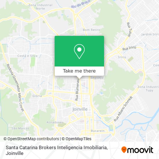 Santa Catarina Brokers Inteligencia Imobiliaria map