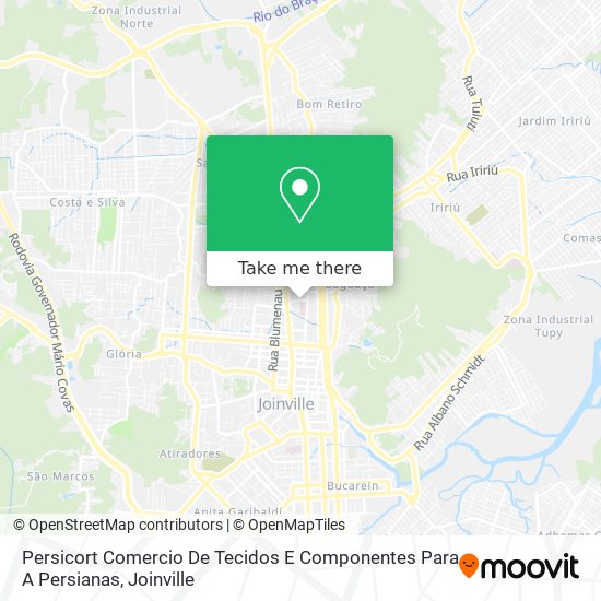 Persicort Comercio De Tecidos E Componentes Para A Persianas map