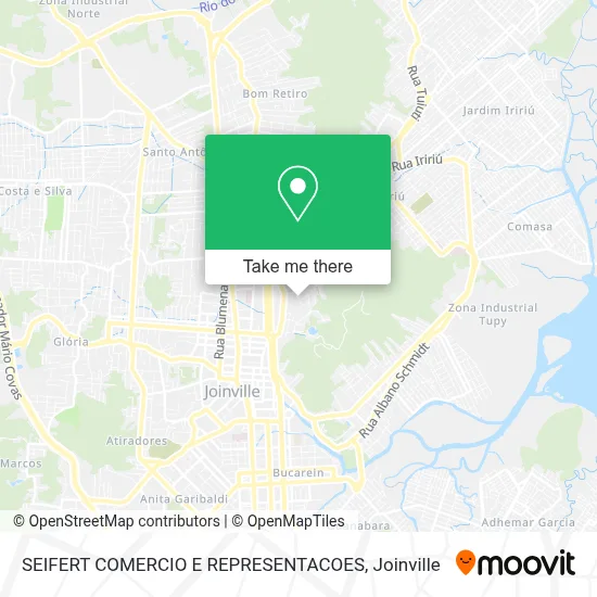 SEIFERT COMERCIO E REPRESENTACOES map