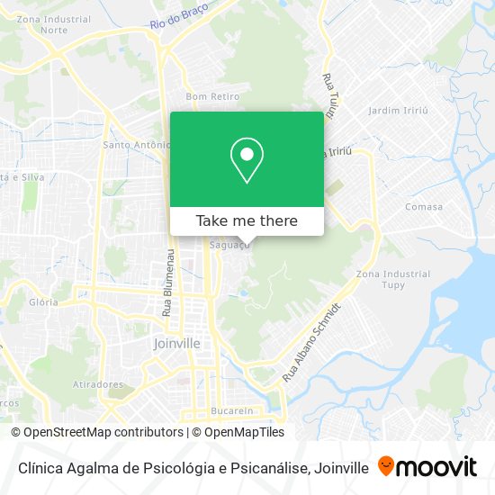 Clínica Agalma de Psicológia e Psicanálise map