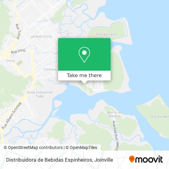 Distribuidora de Bebidas Espinheiros map