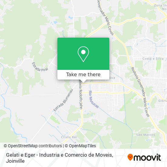 Gelati e Eger - Industria e Comercio de Moveis map