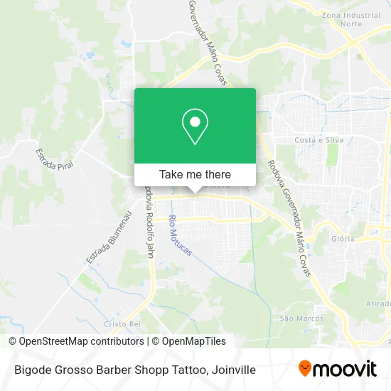 Bigode Grosso Barber Shopp Tattoo map