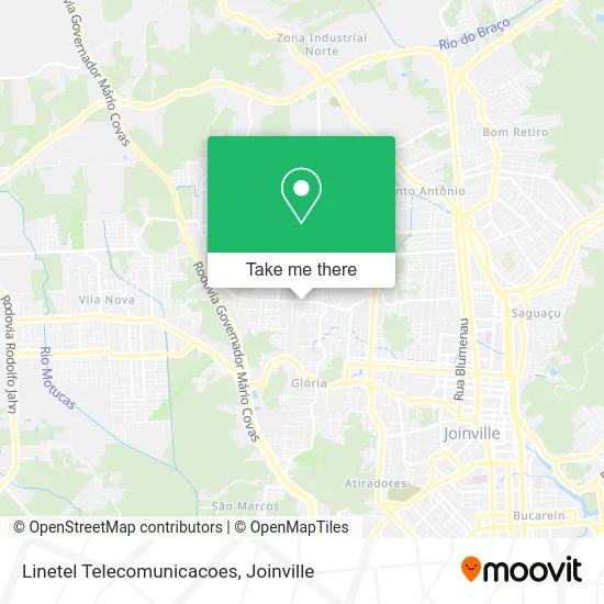 Linetel Telecomunicacoes map