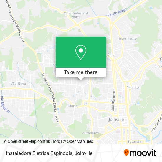 Instaladora Eletrica Espindola map