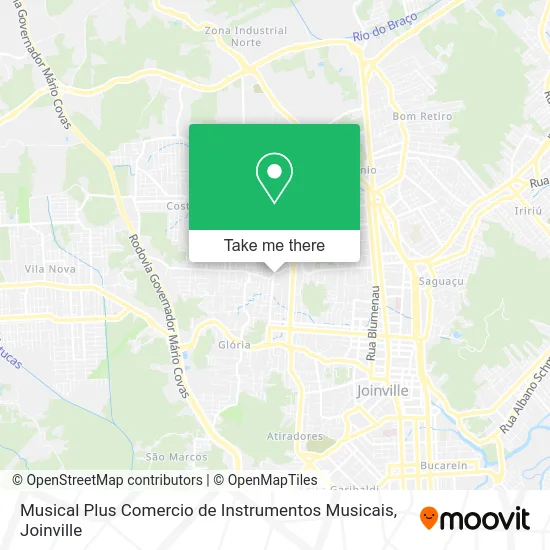 Musical Plus Comercio de Instrumentos Musicais map