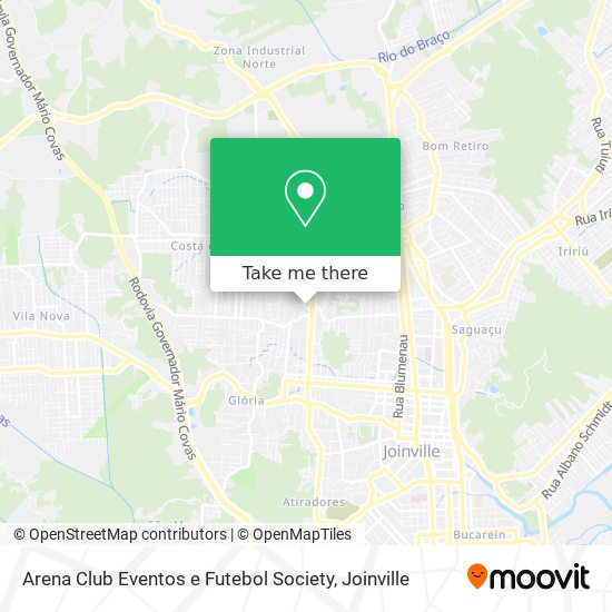 Arena Club Eventos e Futebol Society map