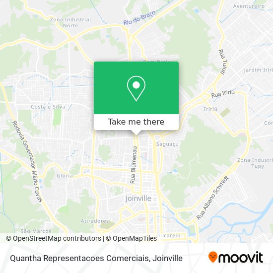 Quantha Representacoes Comerciais map