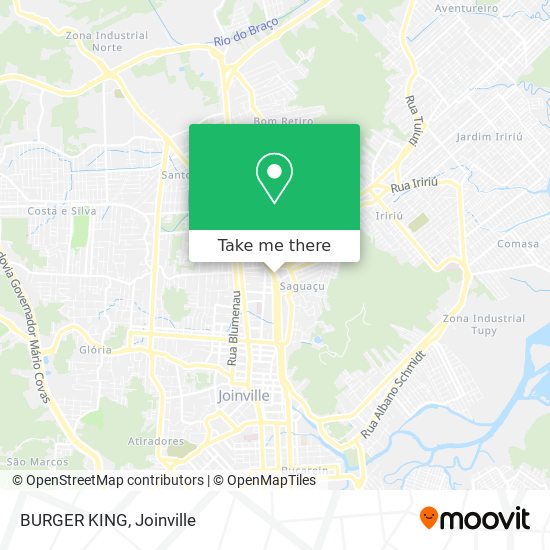 BURGER KING map