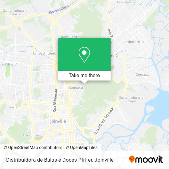 Distribuidora de Balas e Doces Pfiffer map