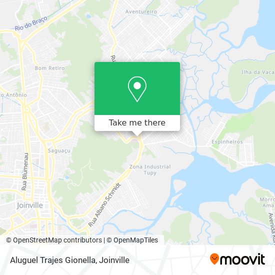 Aluguel Trajes Gionella map