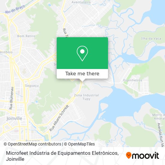 Microfeet Indústria de Equipamentos Eletrônicos map