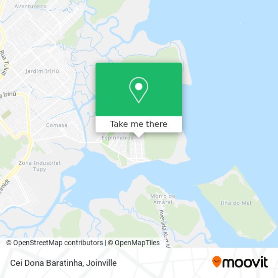 Cei Dona Baratinha map