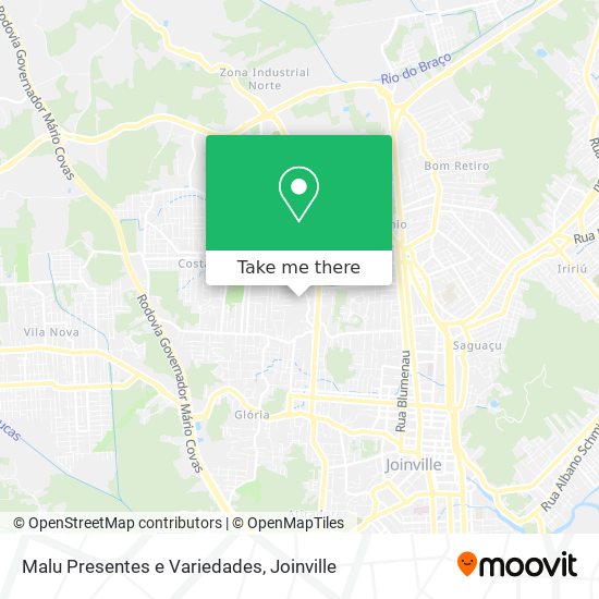 Malu Presentes e Variedades map