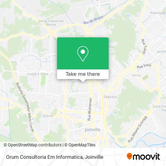 Mapa Orum Consultoria Em Informatica