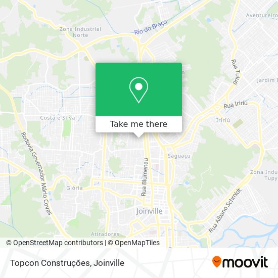 Mapa Topcon Construções