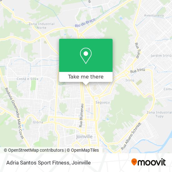 Adria Santos Sport Fitness map