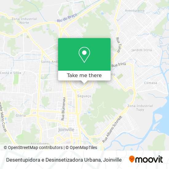 Desentupidora e Desinsetizadora Urbana map