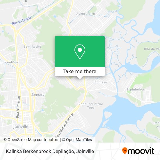 Kalinka Berkenbrock Depilação map