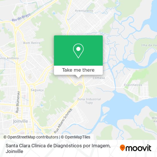 Santa Clara Clínica de Diagnósticos por Imagem map