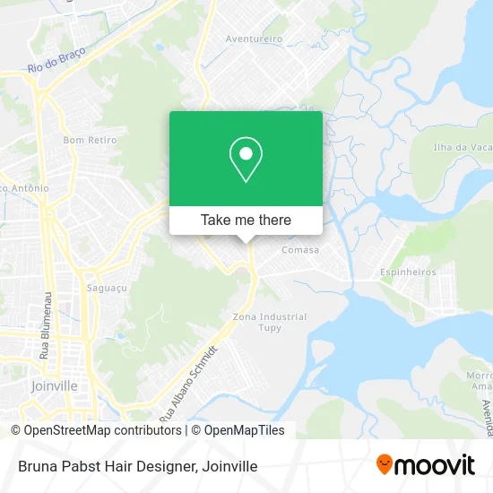 Bruna Pabst Hair Designer map