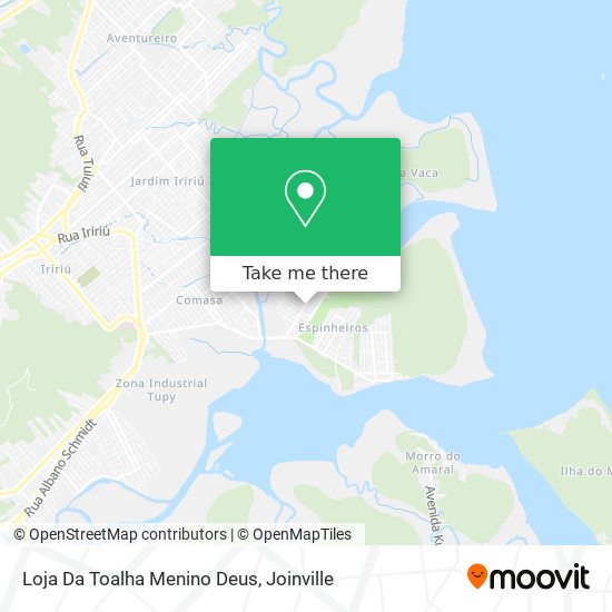 Mapa Loja Da Toalha Menino Deus