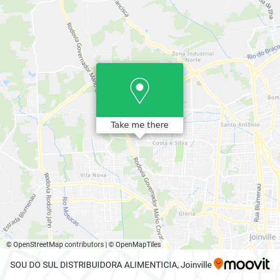 SOU DO SUL DISTRIBUIDORA ALIMENTICIA map