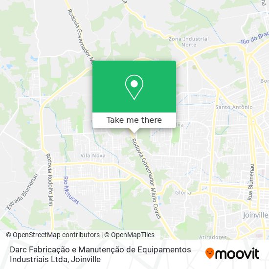 Darc Fabricação e Manutenção de Equipamentos Industriais Ltda map
