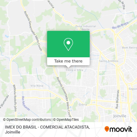 IMEX DO BRASIL - COMERCIAL ATACADISTA map