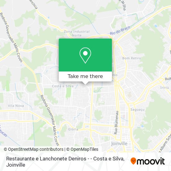 Restaurante e Lanchonete Deniros - - Costa e Silva map