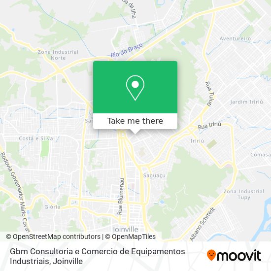 Gbm Consultoria e Comercio de Equipamentos Industriais map