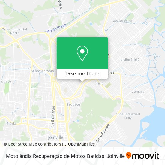 Motolândia Recuperação de Motos Batidas map