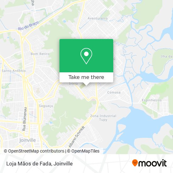 Loja Mãos de Fada map