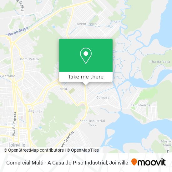 Comercial Multi - A Casa do Piso Industrial map