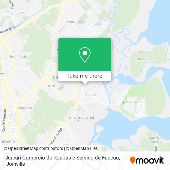 Ascari Comercio de Roupas e Servico de Faccao map