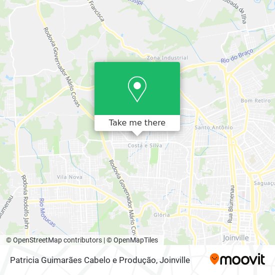 Patricia Guimarães Cabelo e Produção map