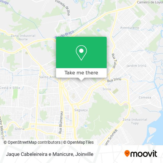 Jaque Cabeleireira e Manicure map