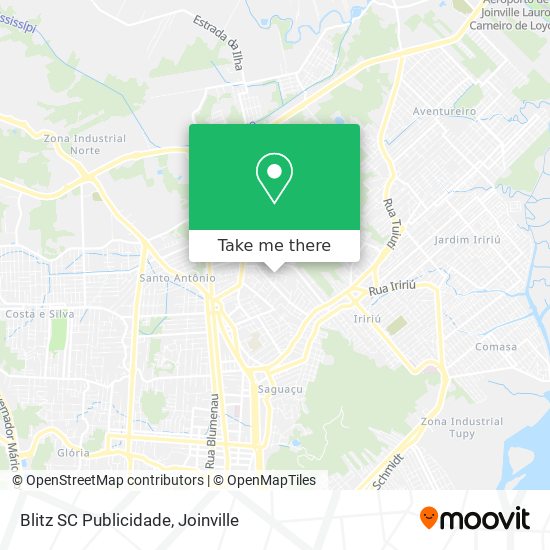 Blitz SC Publicidade map