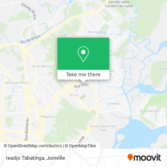 Ieadjo Tabatinga map