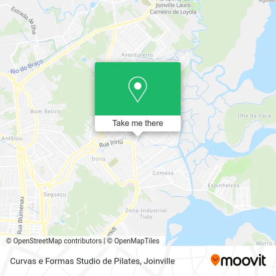 Curvas e Formas Studio de Pilates map
