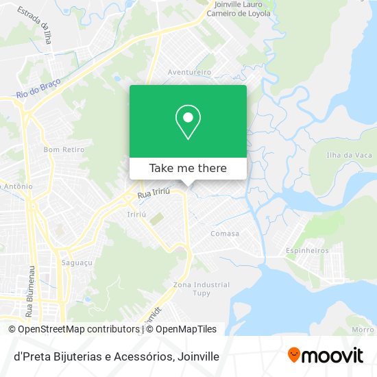 d'Preta Bijuterias e Acessórios map